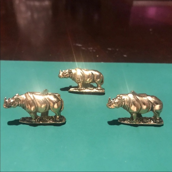 Rhino Cufflink & Tie Pin Set - Picture 3 of 4